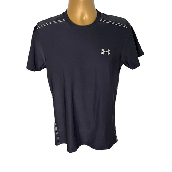 Under Armour ColdBlack HeatGear Regular Short Sleeve Top Black S - Picture 1 of 6